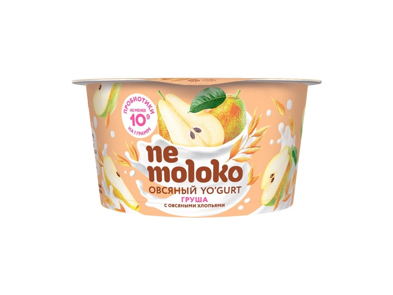 Йогурт Ne moloko овсяный груша 130гр Россия