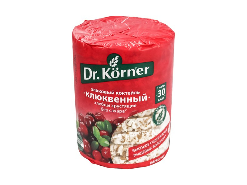Хлебцы Dr. Korner клюквенный 100 г Россия N