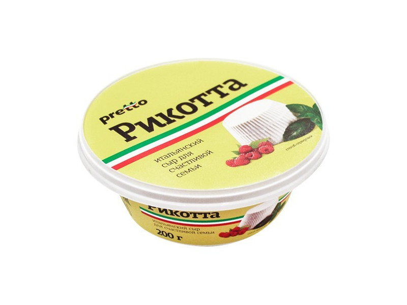 Сыр Рикотта Pretto 30% 200 г Россия N