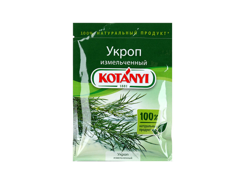 Укроп Kotanyi измельченный в пакете 11г Австрия N