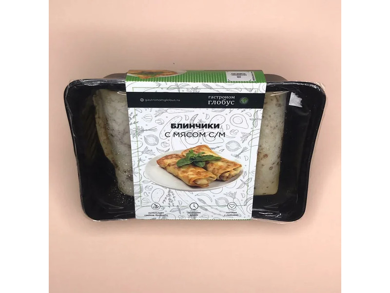 Блинчики с мясом см 400 гр