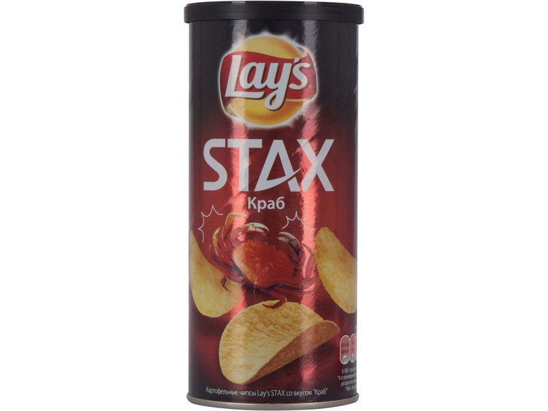 Чипсы Lays Стакс Аром Ребр Барб 140г Россия